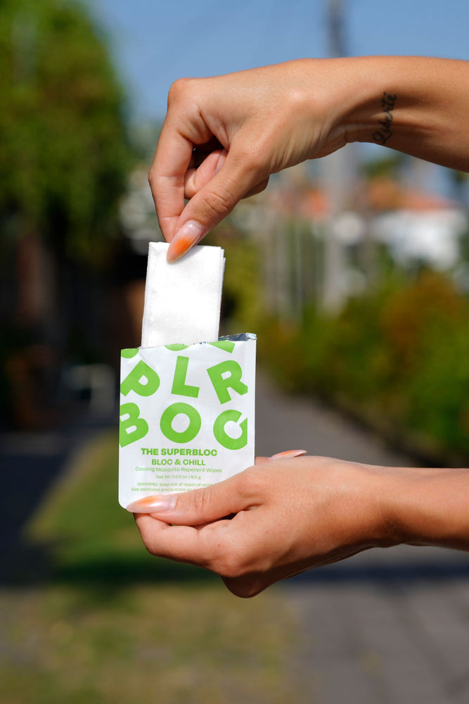 Bloc & Chill Mosquito Repellent Wipes